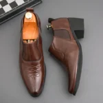 Men’s Height-Increasing Leather Dress Shoes – Business and Wedding Wear - Image 6