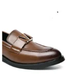 Men’s Leather Loafers – Comfortable Slip-On Boat Shoes for Casual Wear - Image 5