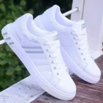 Men’s Casual Sneakers – Lightweight Breathable PU Leather Shoes - Image 4