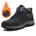 Men’s Winter Leather Boots – Warm, Waterproof Outdoor Work Shoes - Image 2