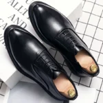 Men’s Classic Leather Oxford Brogues – Business & Wedding Shoes - Image 2