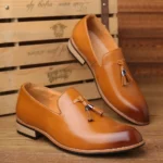 Men’s Luxury Leather Oxford Shoes – Formal Office, Wedding, and Dress Loafers