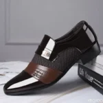Men’s Slip-On Leather Oxford Shoes – Classic Business & Dress Wear - Image 5