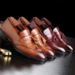 Luxury Men’s Leather Loafers – Tassel Brogue Dress & Casual Shoes - Image 5
