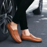 Men’s Leather Casual Loafers – Slip-On Oxford Shoes for Business and Daily Wear - Image 7