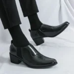 Men’s Height-Increasing Leather Dress Shoes – Business and Wedding Wear - Image 5