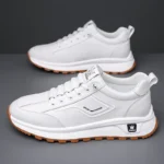 Men’s Genuine Leather Casual Shoes – Thick Sole Outdoor Oxford Style - Image 3