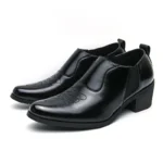 Men’s Height-Increasing Leather Dress Shoes – Business and Wedding Wear - Image 3