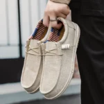 Men’s Casual Slip-On Canvas Loafers – Comfortable Walking Shoes - Image 5