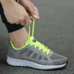 Women Casual Mesh Sneakers Breathable Lightweight White Walking Shoes - Image 6