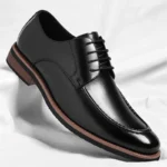 Men Solid Color Oxford Shoes Comfortable Business Casual Dress Derby Shoes - Image 6