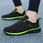Men Sports Running Shoes Lightweight Breathable Air Mesh Non Slip Sneakers - Image 4