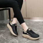 Women Spring Thick Sole Elevated Sports Casual Board Sneakers - Image 4