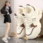 Women Thick Soled Sports Shoes Lightweight Casual Height Increasing Sneakers - Image 6