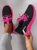 Women Color Block Casual Sports Shoes Breathable Lightweight Comfortable Sneakers - Image 7