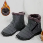 Women Winter Snow Boots Waterproof Warm Fur Flat Casual Cotton Shoes - Image 6