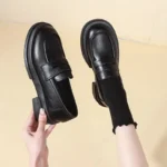 Women Lolita Cosplay Platform Shoes Japanese Style College Student Shoes - Image 3