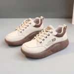 Women Spring Thick Sole Elevated Sports Casual Board Sneakers