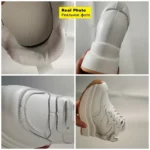 Women Genuine Leather Platform Wedge Sneakers 10cm Chunky Walking Shoes - Image 7
