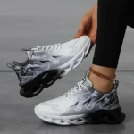 Women Slip On Walking Tennis Shoes Lightweight Comfortable Running Sneakers - Image 4
