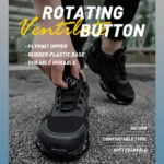 Men Safety Shoes Rotating Button Steel Toe Anti Smash Work Boots - Image 5