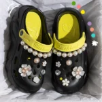 Women Chunky Platform Sandals Pearl Chain Thick Sole Summer Shoes - Image 7