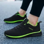 Men Sports Running Shoes Lightweight Breathable Air Mesh Non Slip Sneakers