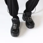 Women Punk Platform Shoes Lace Up 6CM Heel Gothic Ankle Boots - Image 7