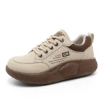 Women Spring Thick Sole Elevated Sports Casual Board Sneakers - Image 6