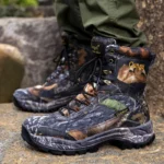 Men Camouflage Tactical Boots Waterproof Work Safety Mountaineering Ankle Boots