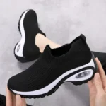 Women Summer Fashion Casual Sport Wedge Platform Breathable Sneakers - Image 2
