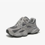 Women Chunky Sneakers Mesh Mixed Lace Up Thick Sole Sports Shoes - Image 3