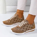 Women Breathable Casual Shoes Thick Sole Round Toe Fashion Sneakers - Image 4