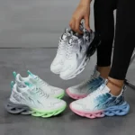Women Slip On Walking Tennis Shoes Lightweight Comfortable Running Sneakers - Image 7