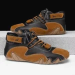 Men Retro Sports Shoes Leather Breathable Comfortable Outdoor Casual Summer Shoes