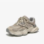 Women Chunky Sneakers Mesh Mixed Lace Up Thick Sole Sports Shoes