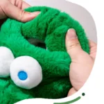 Men and Women Winter Fluffy Slippers Cute Cartoon Crocodile Soft Plush - Image 7