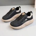 Women Spring Thick Sole Elevated Sports Casual Board Sneakers - Image 7