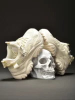 Women Casual Vulcanized Sneakers Platform High Heels Halloween Punk Shoes - Image 5