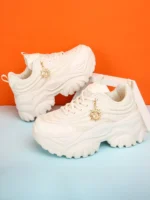 Women Outdoor Sports Shoes Summer White Cushioned Soft Sole Sneakers