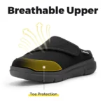 Women Orthopedic Slippers Wide Fleece Lined Arch Support Slip On - Image 5