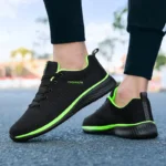 Men Sports Running Shoes Lightweight Breathable Air Mesh Non Slip Sneakers - Image 6