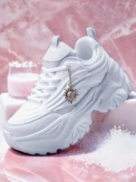 Women Outdoor Sports Shoes Summer White Cushioned Soft Sole Sneakers - Image 2