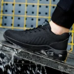 Men and Women Air Cushion Safety Shoes Steel Toe Work Sneakers - Image 5