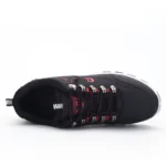 Men Leather Casual Sneakers Lightweight Walking Tennis Shoes for All Seasons - Image 3