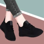 Women Platform Sneakers Breathable Non-Slip Casual Korean Running Shoes - Image 6