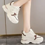 Women Thick Soled Sports Shoes Lightweight Casual Height Increasing Sneakers - Image 5