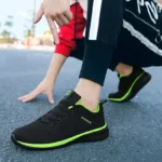 Men Sports Running Shoes Lightweight Breathable Air Mesh Non Slip Sneakers - Image 7
