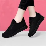 Women Platform Sneakers Breathable Non-Slip Casual Korean Running Shoes - Image 5