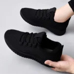 Women Platform Sneakers Breathable Non-Slip Casual Korean Running Shoes